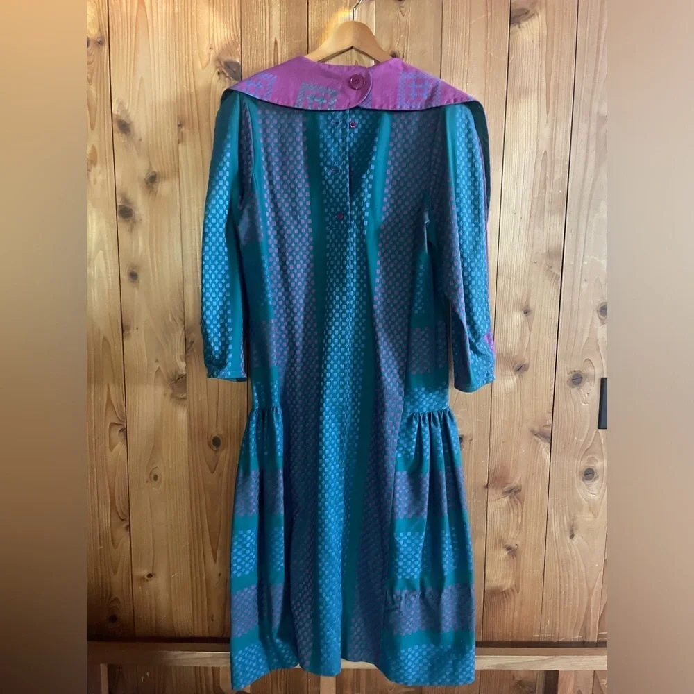 Vtg JEANNE MARC dress - Picture 3 of 4